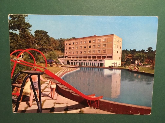 Cartolina Contursi - Parco Delle Querce Piscina - 1970 Ca.