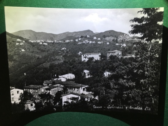 Cartolina Uscio - Calcinara e Località Cià - 1970 ca.
