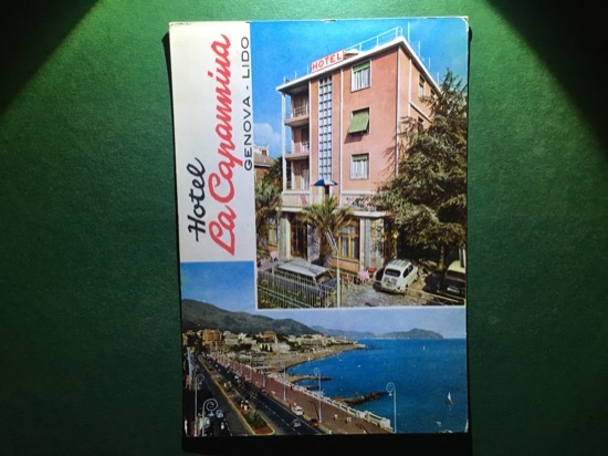 Cartolina Hotel La Capannina - Genova - Lido - Pensione …