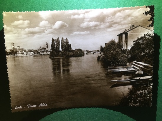 Cartolina Lodi - Fiume Adda - 1960 Ca.