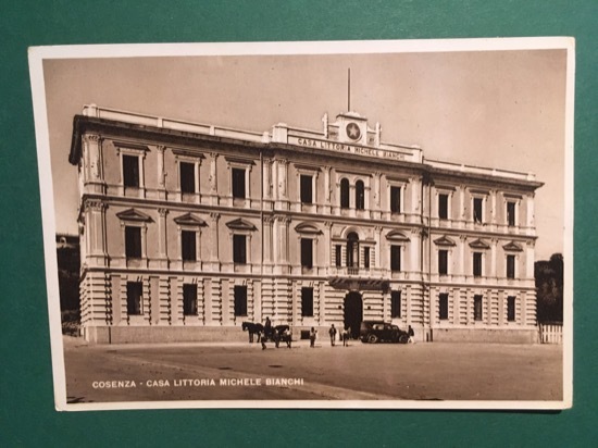 Cartolina Cosenza - Casa Littoria Michele Bianchi - 1960 ca.