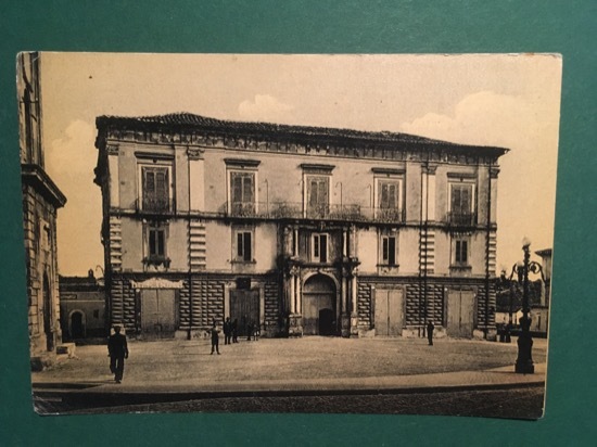 Cartolina Rossano - Piazza Cavour GiÃ Steri - 1950 ca.