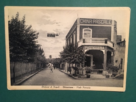 Cartolina Dintorni Di Napoli - Ottaviano - Viale Ferrovia - …