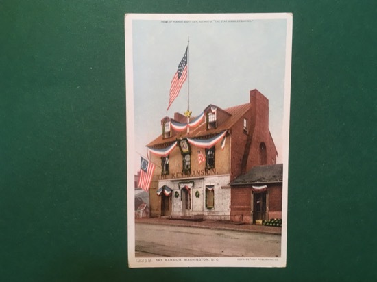 Cartolina Key Mainsion - Washington D.C. - 1930 ca.