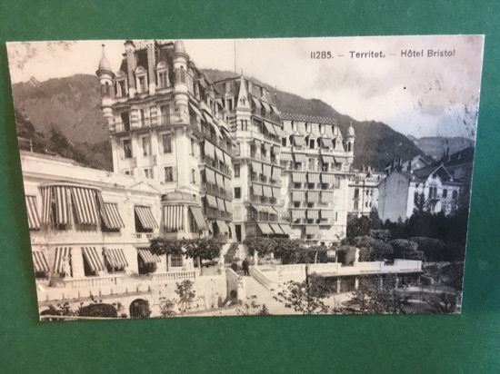 Cartolina Territet - Hotel Bristol - 1920 ca.