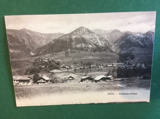 Cartolina Chateu D'Oex - 1920 ca.