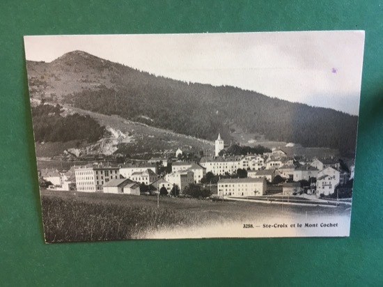 Cartolina Ste Croix Et Le Mount Cochet - 1920 ca.