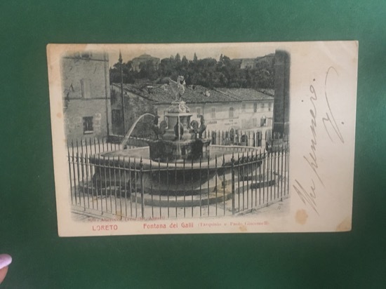 Cartoline Loreto - Fontana Dei Galli - 1901
