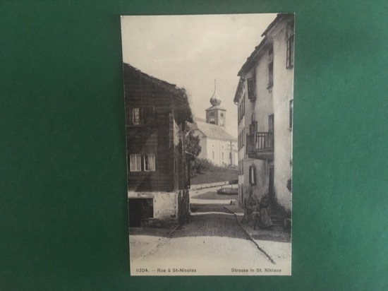 Cartolina Rue Ã St.Nicolas - 1920 ca.