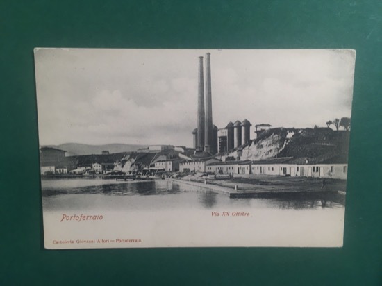 Cartolina Portoferraio - Via XX Ottobre - 1910 ca.