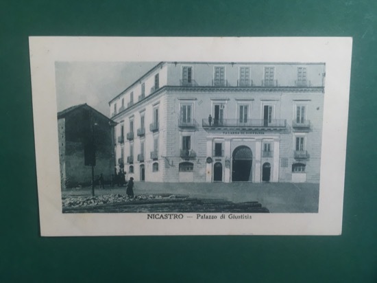 Cartolina Nicastro - Palazzo Di Giustizia - 1910 ca.