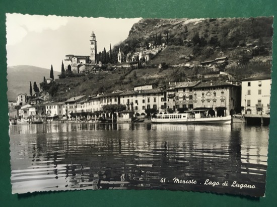 Cartolina Morcote - Lago Di Lugano - 1960 ca.