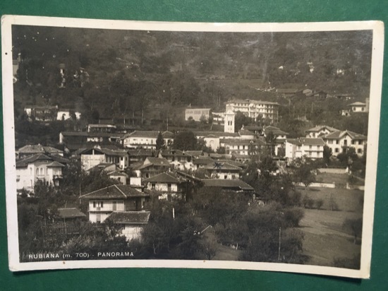 Cartolina Rubiana - Panorama - 1930