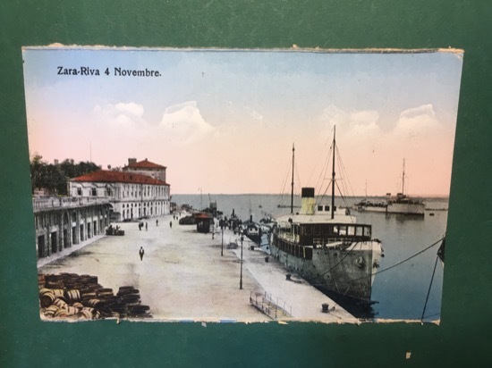 Cartolina Zara - Riva 4 Novembre - 1920 ca.