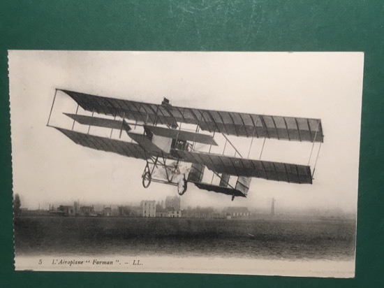 Cartolina 5 L'Areoplane Farman - LL - 1925 ca.