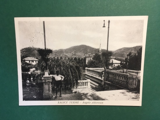 Cartolina Salice Terme - Angolo Pittoresco - 1955