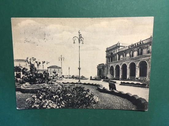 Cartolina Pesaro - Kursaal E Giardini - 1954