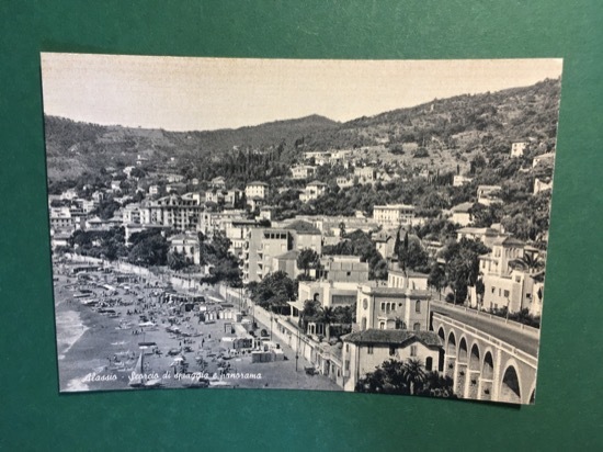 Cartolina Alassio - Scorcio Di Spiaggia, Panorama - Riviera Dei …