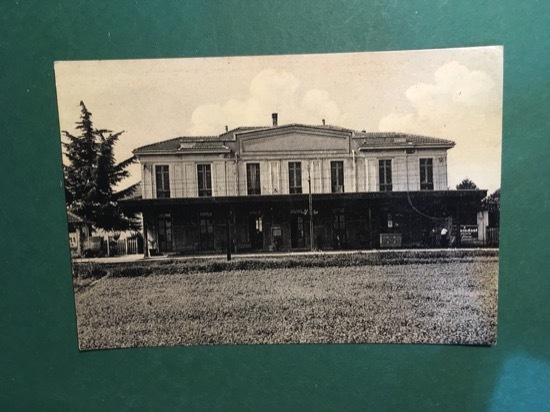 Cartolina Cislago - La Stazione - 1950 ca.