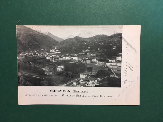 Cartolina Serina - Bergamo - Stazione Climatica - 1903 ca.