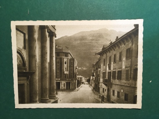 Cartolina Sondrio - Via 25 Aprile - 1930 ca.