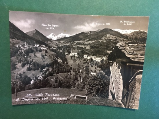 Cartolina Alta Valle Brembana - S. Brigida - Panorama - …