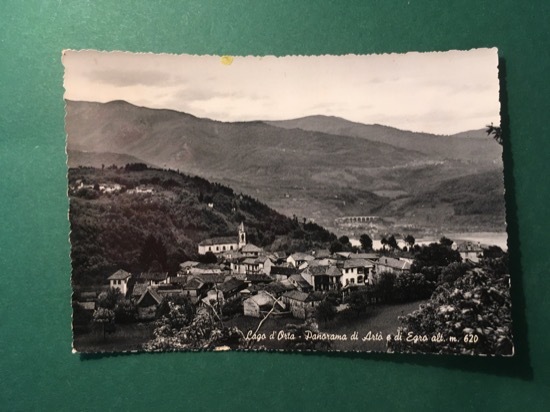 Cartolina Lago D'Orta - Panorama Si Artò E Di Egro …
