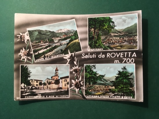 Cartolina Saluti Da Rovetta m. 700 - Ponte Sul Valleggia …