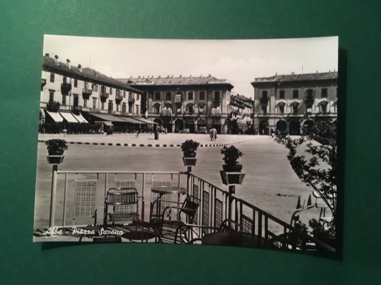 Cartolina Alba - Piazza Savona - 1960 ca.