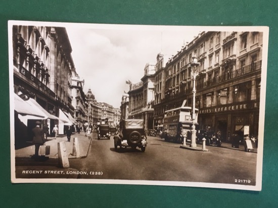 Cartolina Regent Street - London - 1950 ca.