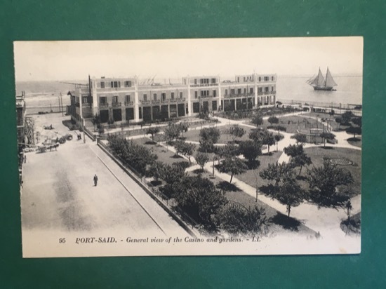 Cartolina Port Said - General View Of The Casino And …