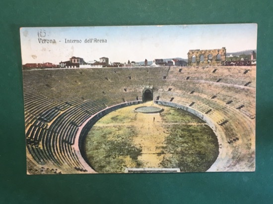 Cartolina Verona - Interno Dell'Arena - 1930 ca.