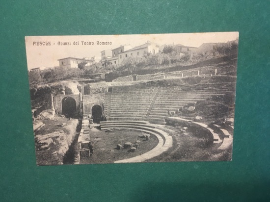 Cartolina Fiesole - Avanzi Del Teatro Romano - 1930 ca.