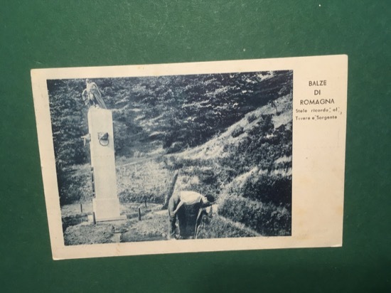 Cartolina Balze Di Romagna - Stele Ricordo Al Tevere E …