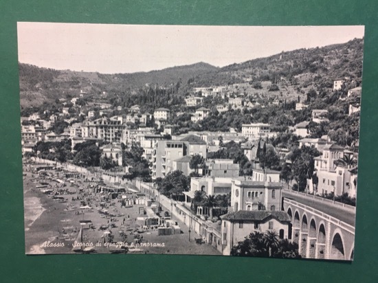 Cartolina Alassio - Scorcio Di Spiaggia E Panorama - 1955 …