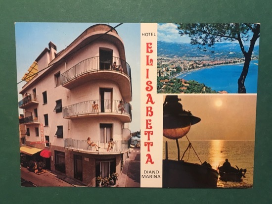 Cartolina Hotel Elisabetta - Diano Marina - 1975 ca.