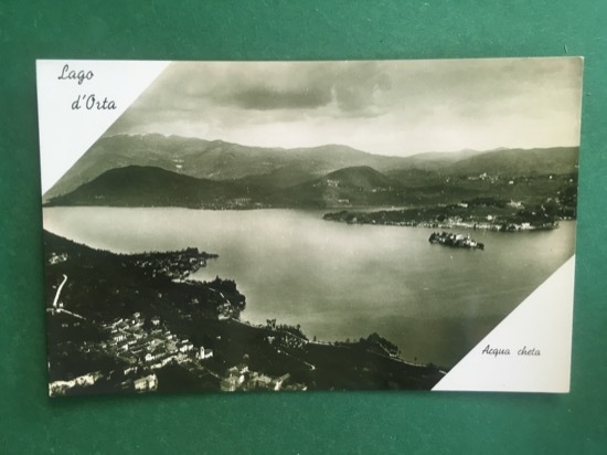 Cartolina Lago D'Orta - Acqua Cheta - 1960 ca.