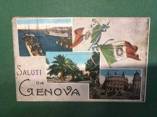 Cartolina Saluti Da Genova - Circonvallazione A Mare - Piazza …