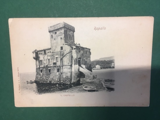 Cartolina Rapallo -+ Il Castello + 1920 ca.