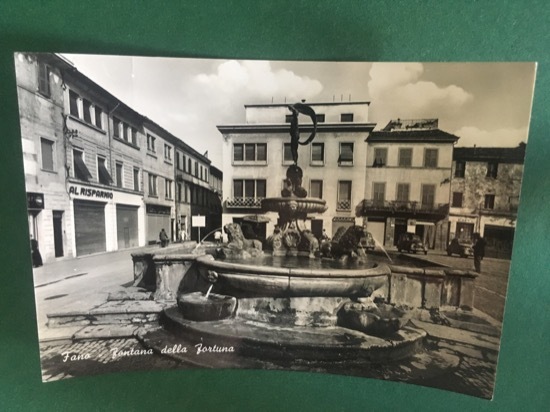 Cartolina Fano - Fontana Della Fortuna - 1960