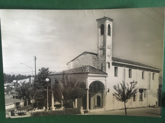Cartolina Cerano - Chiesa S.Rocco - 1970