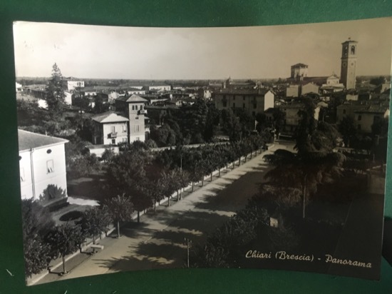 Cartolina Chiari - Brescia - Panorama - 1956