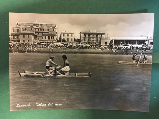 Cartolina Ladispoli - Veduta Dal Mare - 1957