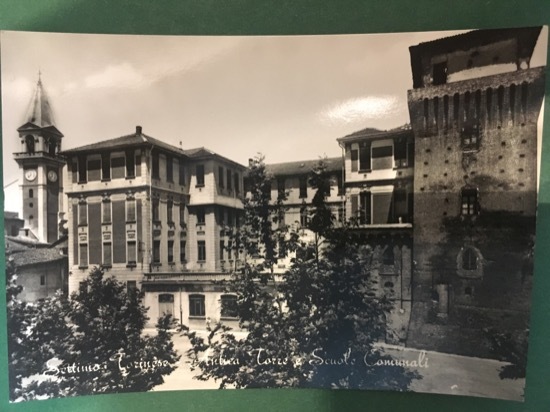 Cartolina Settimo Torinese - Antiera E Scuole Comunali - 1955 …