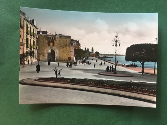 Cartolina Siracusa - Porta Marina e Passeggiata - 1958 ca.