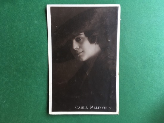 Cartolina Carla Malinverni - 1940 ca.