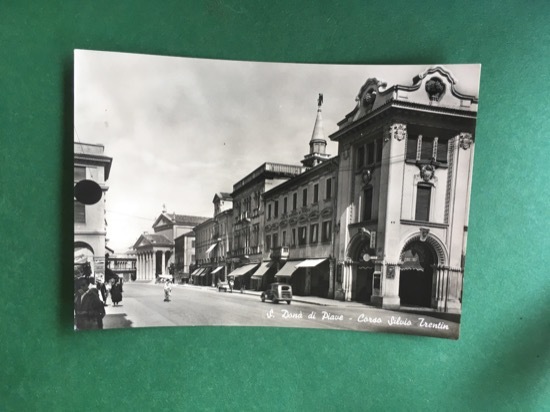 Cartolina S.Donà Di Piave - Corso Silvio Trentin - 1957