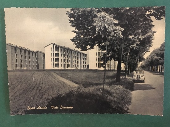 Cartolina Busto Arsizio - Viale Boccaccio - 1930 ca.