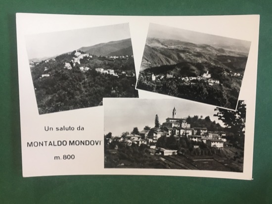 Cartolina Un Saluto Da Montaldo Mondovi m.800 - 1960 ca.