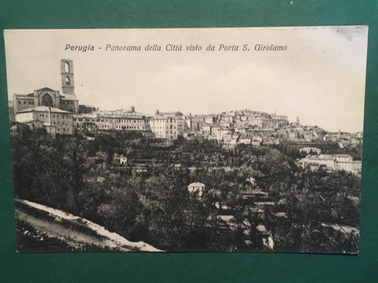 Cartolina Perugia - Panorama Della Città Visto Da Porta S. …